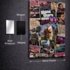 GTA VI metal poster wall art in Pakistan