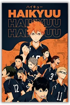 Haikyuu Metal Poster wall art in Pakistan