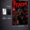 Naruto: Itachi Uchiha Metal Poster wall art in Pakistan