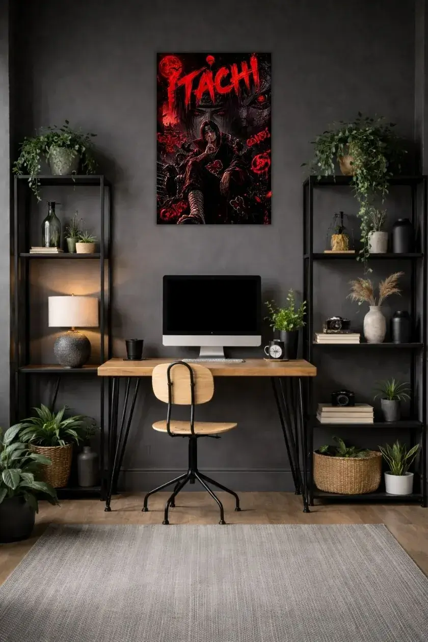 Naruto: Itachi Uchiha Metal Poster wall art in Pakistan