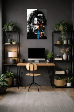 Jhon Wick Metal Poster wall art in Pakistan