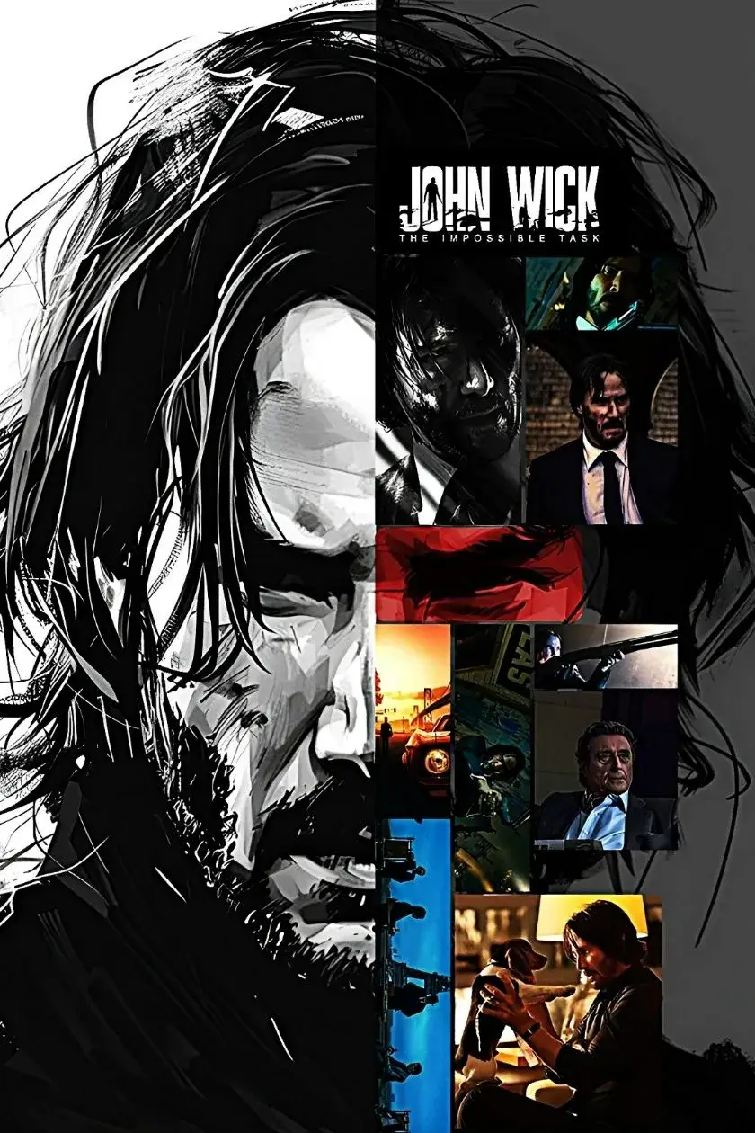 Jhon Wick Metal Poster wall art in Pakistan