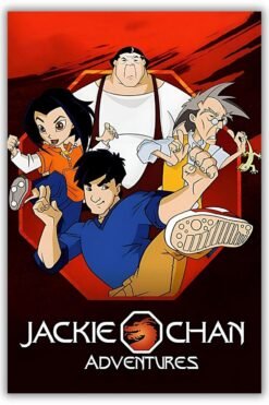 Jakie Chan Adventure Metal Poster wall art in Pakistan