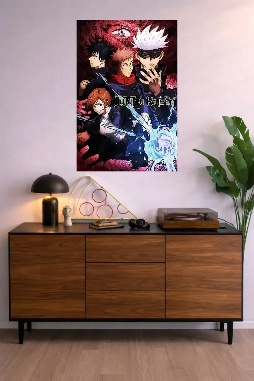 Jujutsu Kaisen Metal Poster wall art in Pakistan