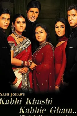 Kabhi Khushi Kabhi Gham Metal Poster wall art in Pakistan