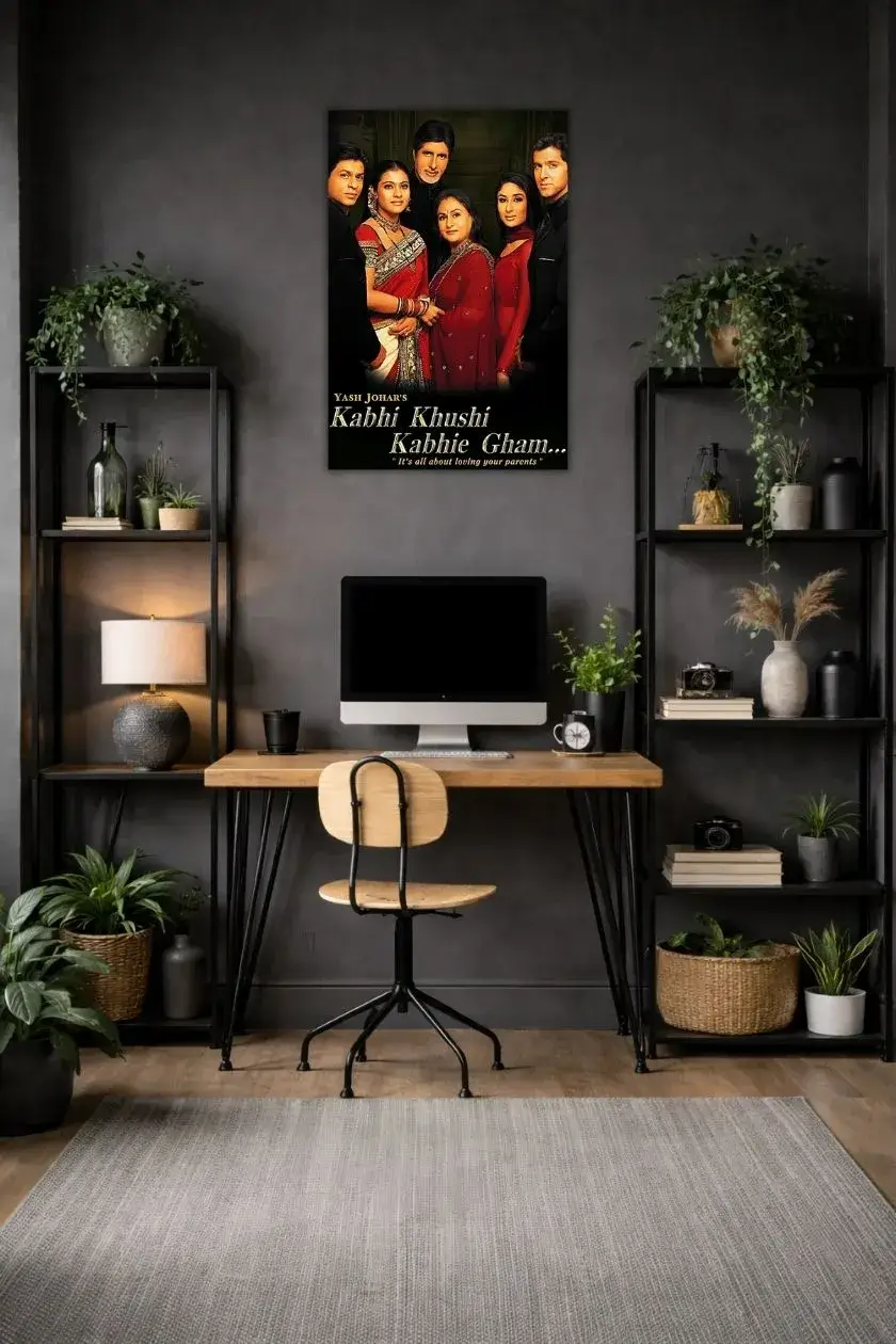 Kabhi Khushi Kabhi Gham Metal Poster wall art in Pakistan