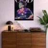 Lionel Messi Metal Poster wall art in Pakistan