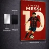 Lionel Messi Metal Poster wall art in Pakistan