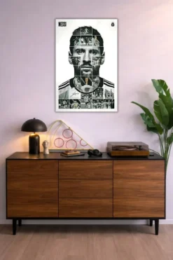 Lionel Messi Metal Poster wall art in Pakistan