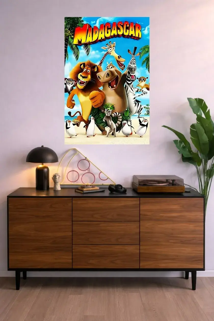 Madagascar Metal Poster wall art in Pakistan