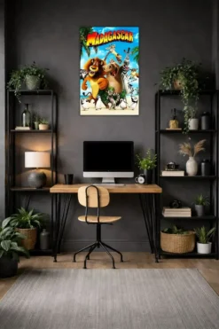 Madagascar Metal Poster wall art in Pakistan