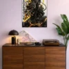 Mortal combat: Scorpion metal poster wall art in Pakistan