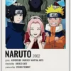 Naruto Metal Poster wall art in Pakistan