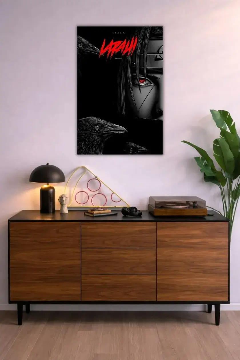 Naruto: Itachi Uchiha Metal Poster wall art in Pakistan