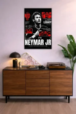 Neymar Jr Metal Poster wall art in Pakistan
