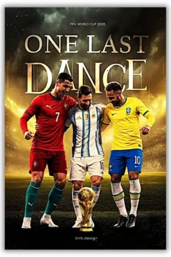 One Last Dance metal poster wall art in Pakistan