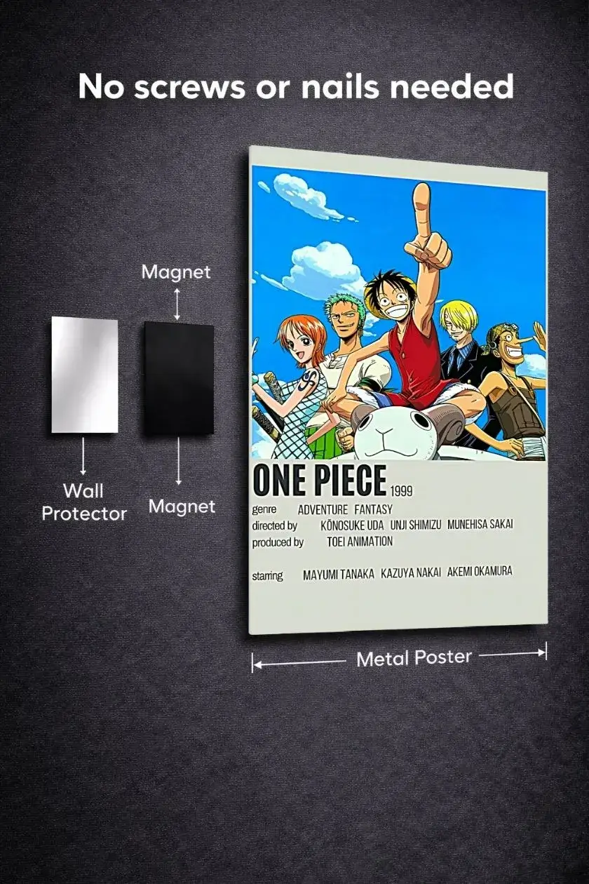 One Piece Metal Poster wall art in Pakistan