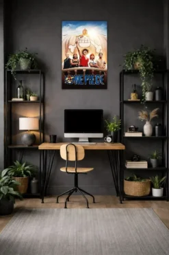 One piece metal poster wall art in Pakistan