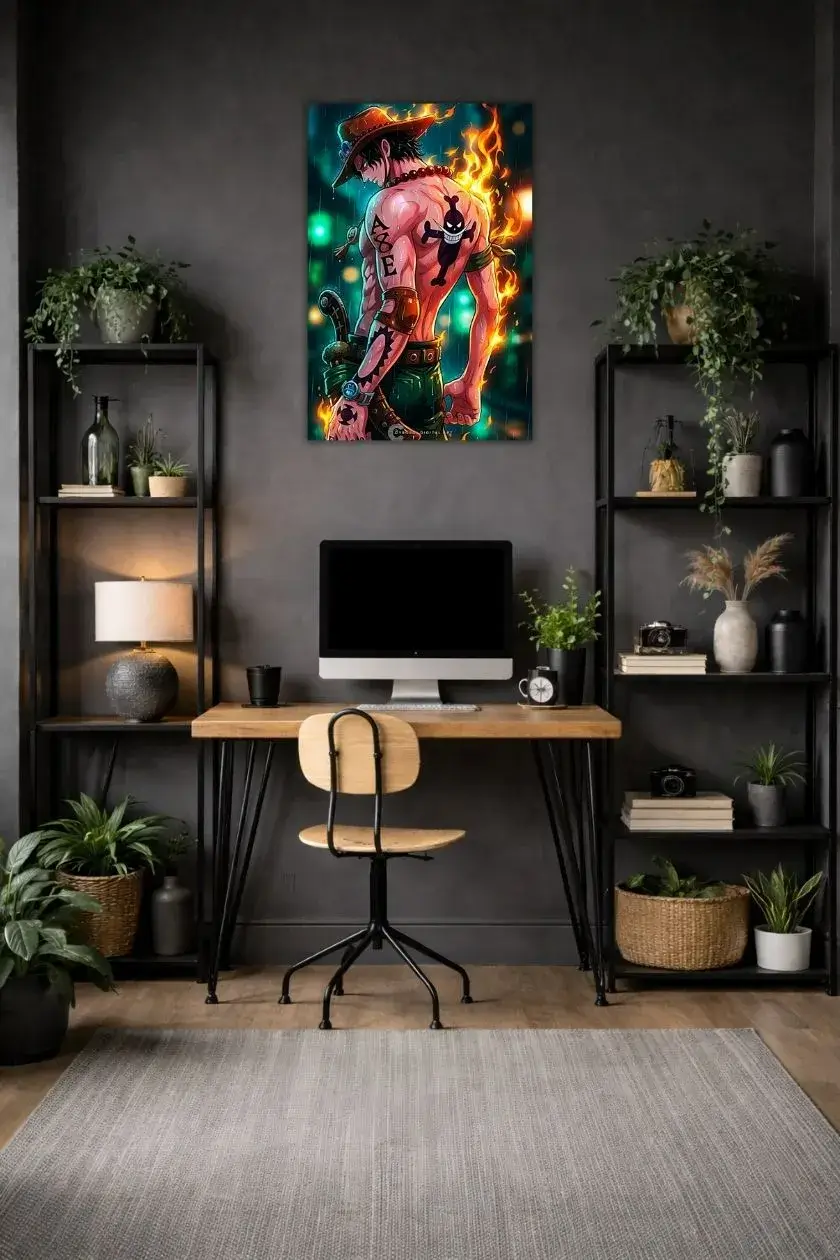 One Piece: Ace Metal Poster wall art in Pakistan