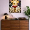 One Punch Man Metal Poster wall art in Pakistan