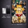One Punch Man Metal Poster wall art in Pakistan