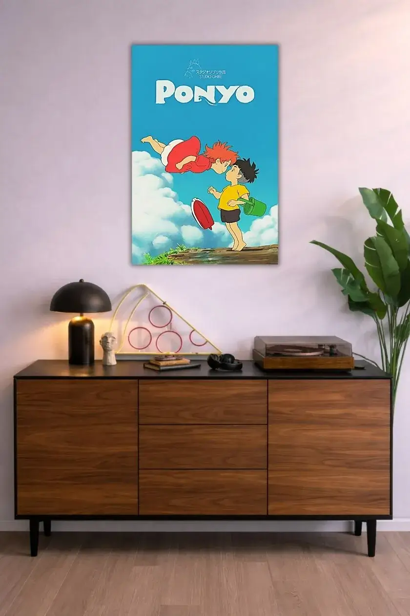 Ponyo metal poster wall art in Pakistan