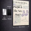 Purple Is The New Pink? Metal Poster wall art in Pakistan