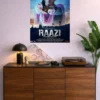 Raazi Metal Poster wall art in Pakistan