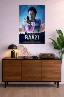 Raazi Metal Poster wall art in Pakistan