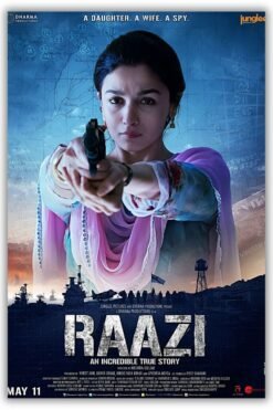 Raazi Metal Poster wall art in Pakistan