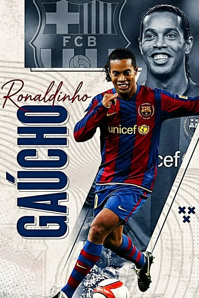 Ronaldinho Gaúcho Metal Poster wall art in Pakistan