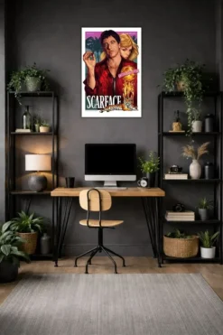 Scarface Metal Poster wall art in Pakistan