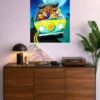 Scooby Doo Metal Poster wall art in Pakistan