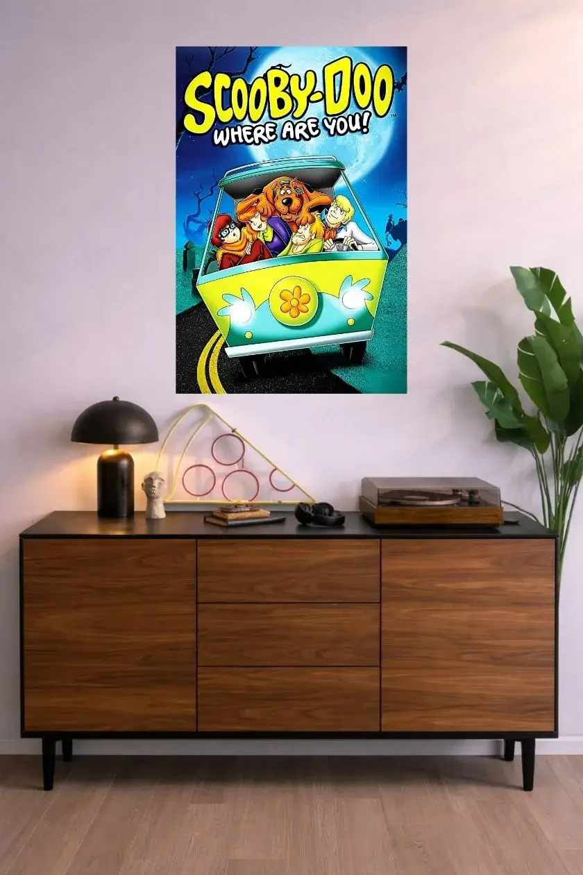 Scooby Doo Metal Poster wall art in Pakistan