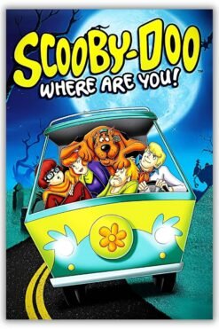 Scooby Doo Metal Poster wall art in Pakistan