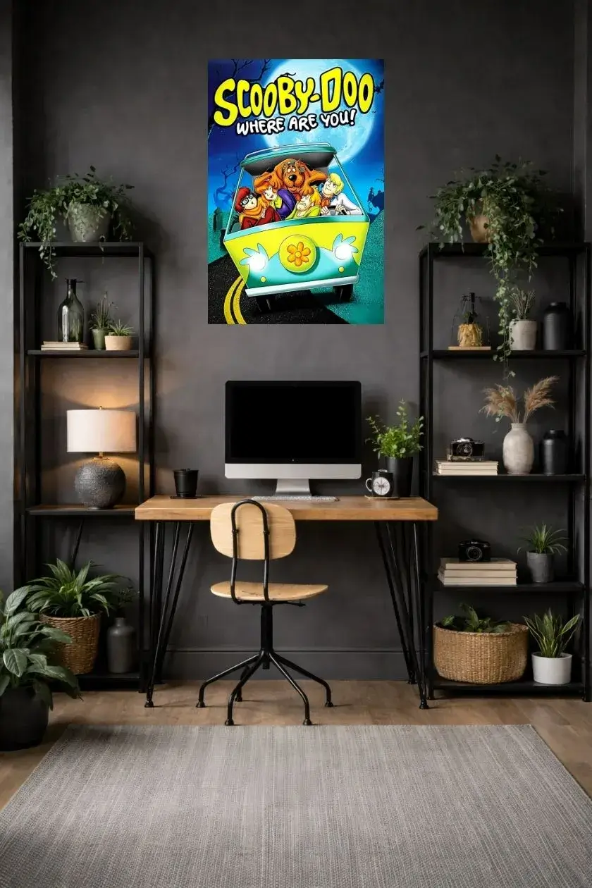 Scooby Doo Metal Poster wall art in Pakistan