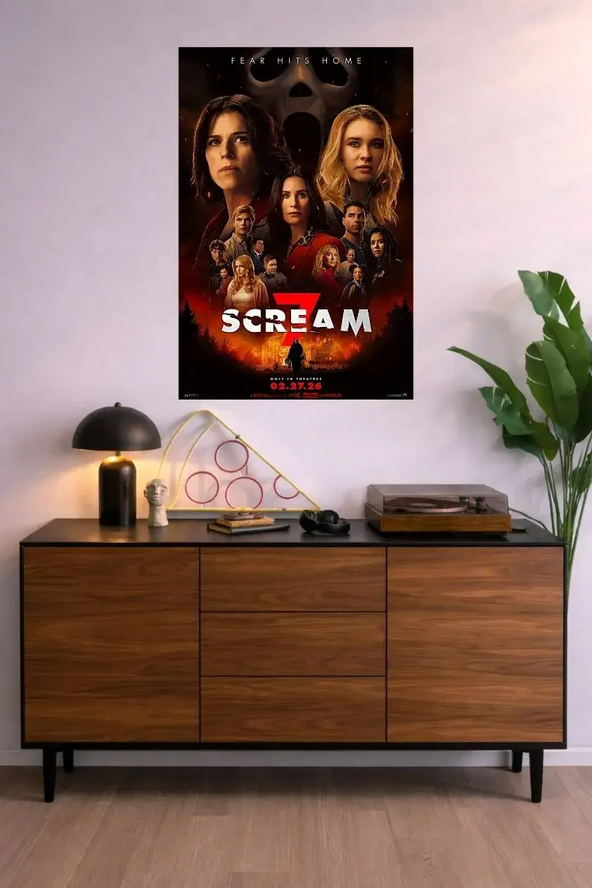 Scream 7 Metal Poster wall art in Pakistan