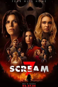 Scream 7 Metal Poster wall art in Pakistan