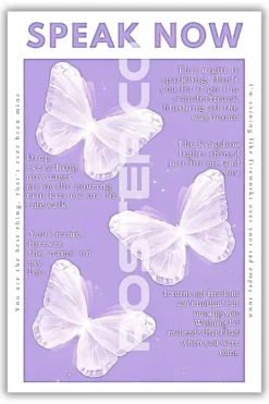 Speak Now Metal Poster wall art in Pakistan