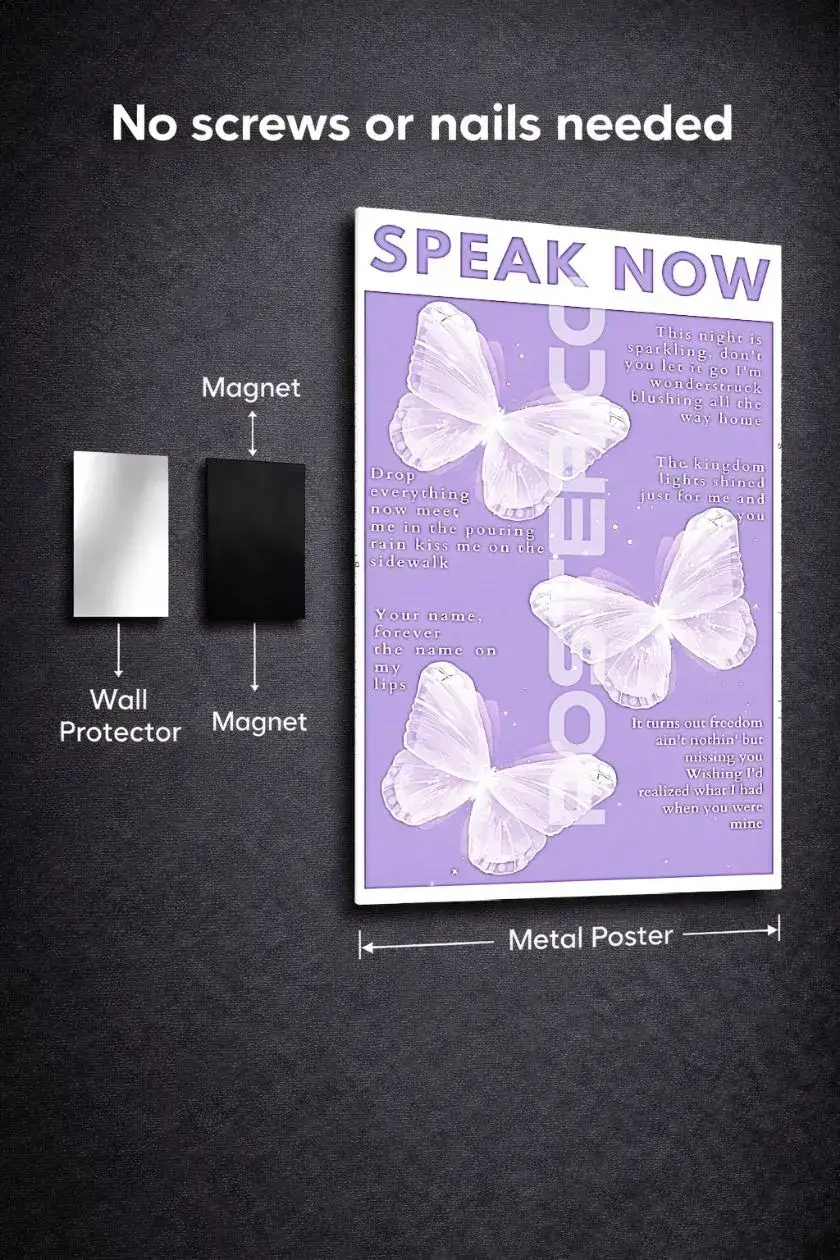Speak Now Metal Poster wall art in Pakistan