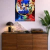 Sonic Metal Poster wall art in Pakistan