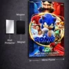 Sonic Metal Poster wall art in Pakistan