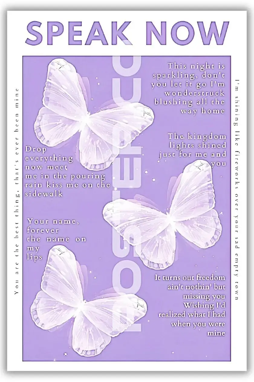 Speak Now Metal Poster wall art in Pakistan