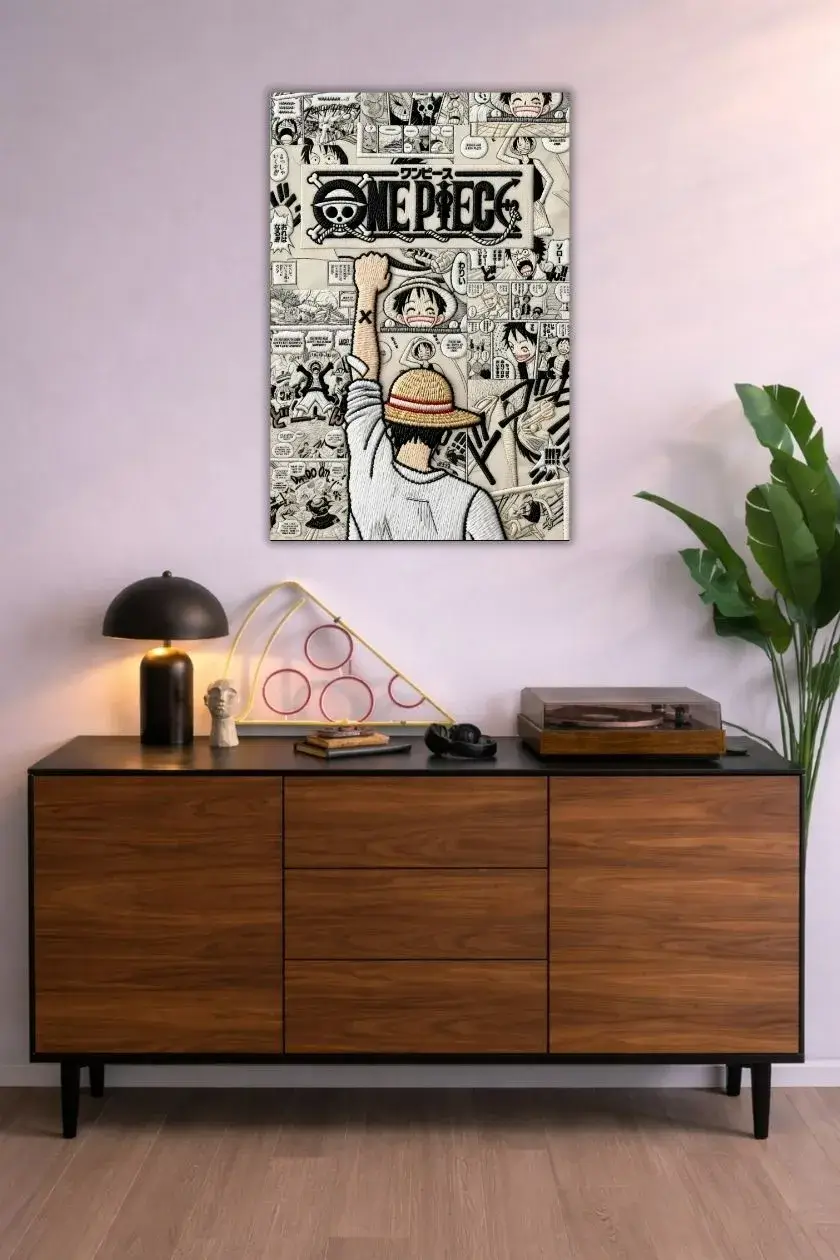 Straw Hat Luffy Metal Poster wall art in Pakistan