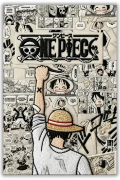 Straw Hat Luffy Metal Poster wall art in Pakistan