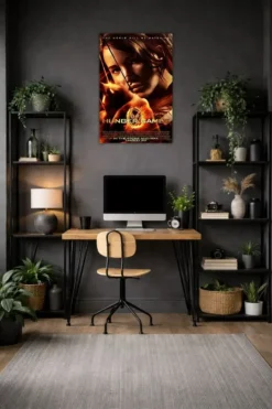 The Hunger Games metal poster wall art in Pakistan