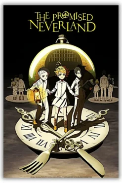 The Promised Neverland metal poster wall art in Pakistan