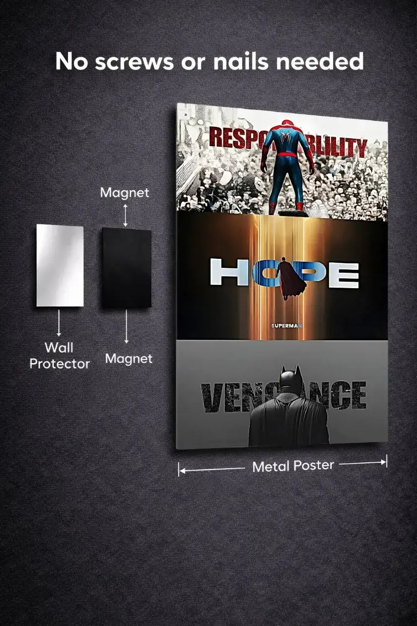 The Trinity of Ideals metal poster wall art in Pakistan