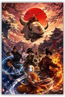 The Last Air Bender Metal Poster wall art in Pakistan