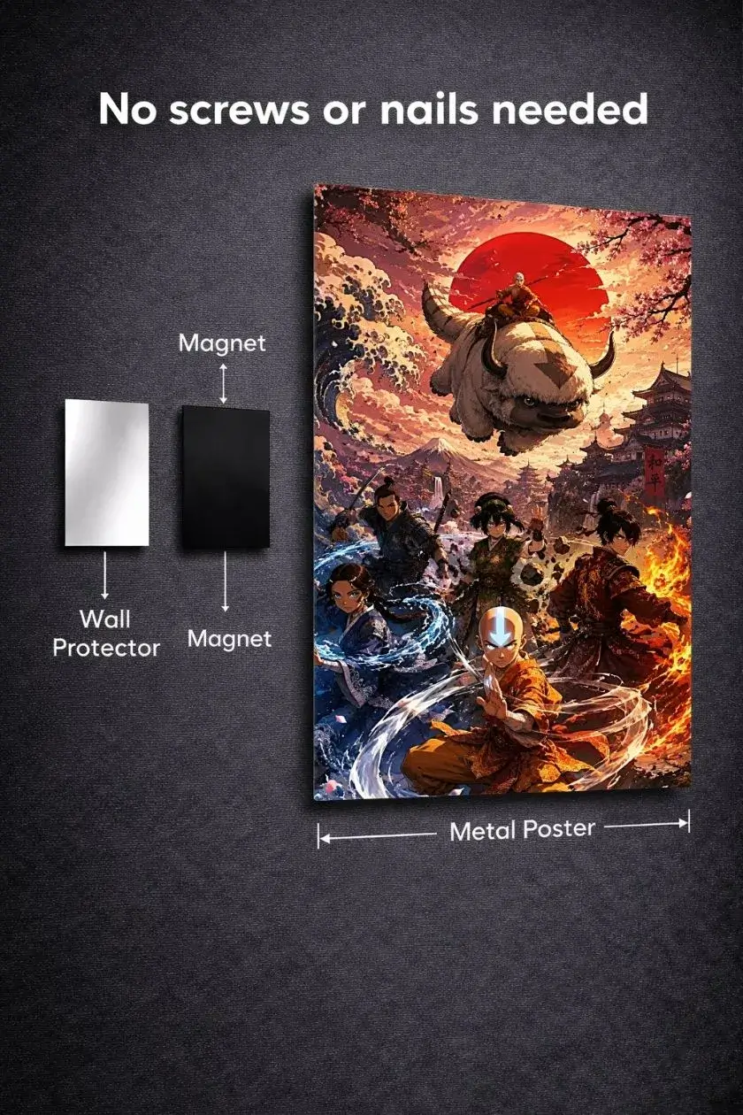 The Last Air Bender Metal Poster wall art in Pakistan